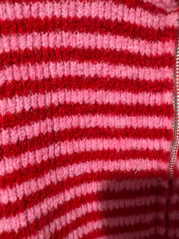 ZIPPERCARDIGAN MIO - PINK/ROT