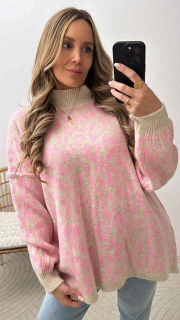 STRICKPULLI KARINA - ROSA