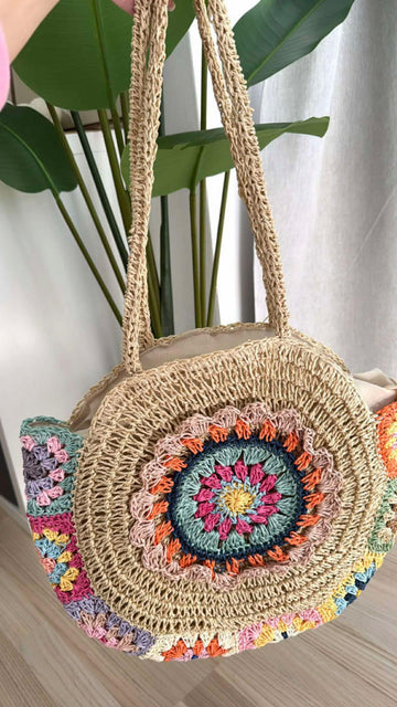 BASTTASCHE COLORFUL - NATUR BEIGE